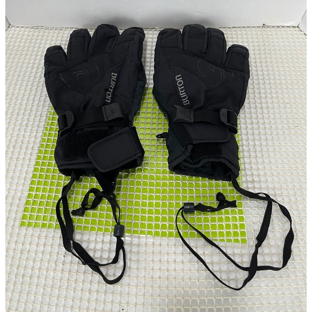 Burton G0RE T3X Snowboard Gloves Mens Black Pocket Mitts Waterproof Ski Winter
